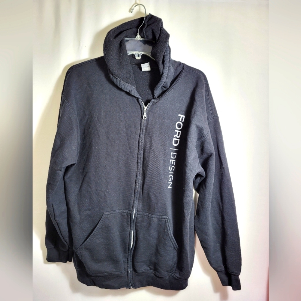 Black heavy blend hoodie   women's L  #1343